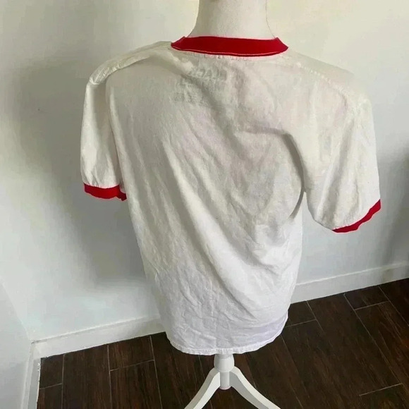 White ringer Steven Rhodes graphic tee. - Picture 4 of 4